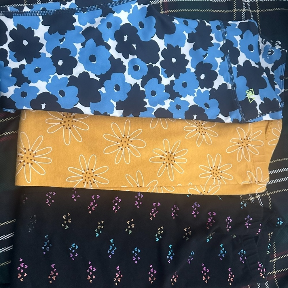 Floral and Patterned Kids Bottoms Set